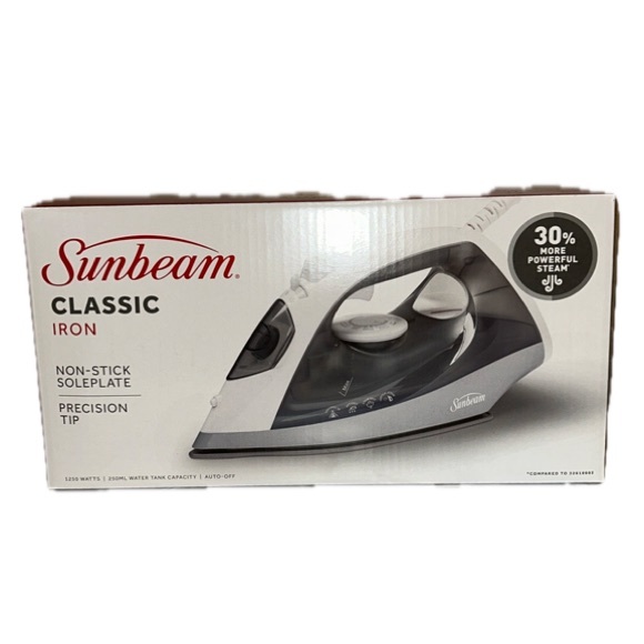 Sunbeam Classic Iron Non Stick Steam Plate 1250 Watts - Picture 2 of 8
